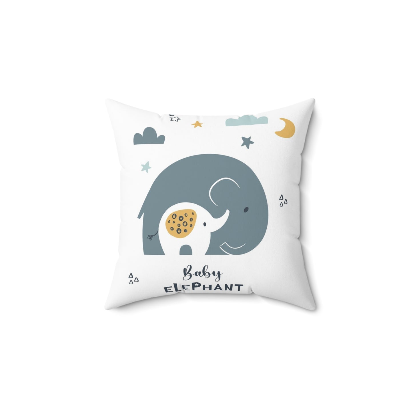 Baby Elephant Pillow - Adorable Nursery Decor