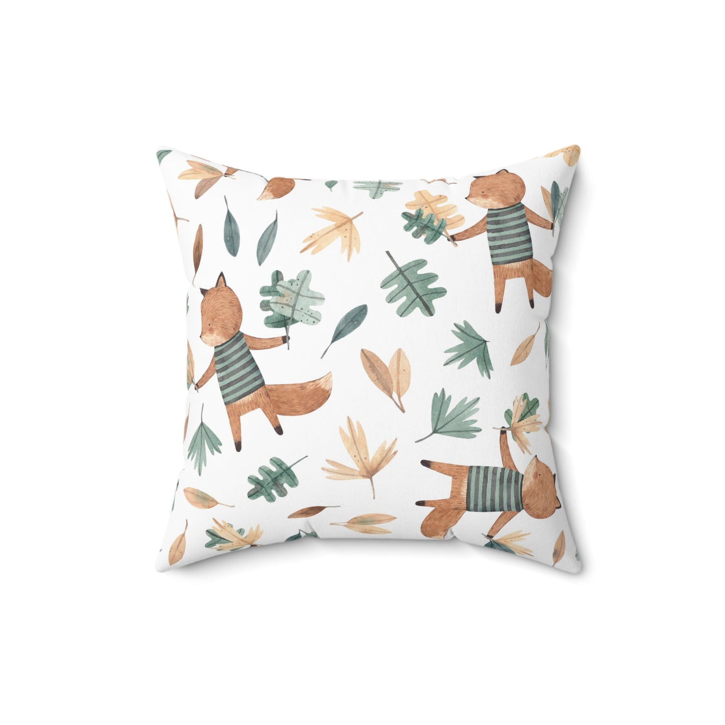 The Double-Sided Forest Tale Spun Polyester Square Pillow