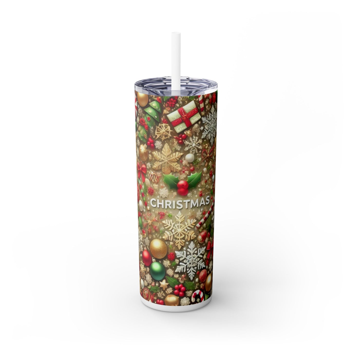 Christmas Joy - 20oz Christmas Tumbler (With Straw)