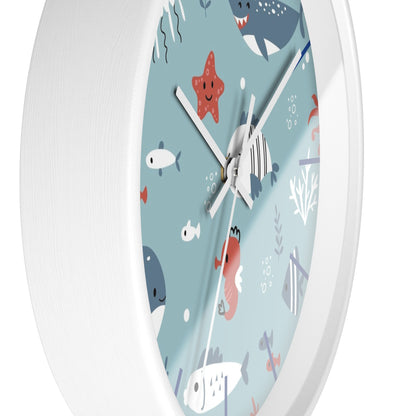 Underwater Friends Wall Clock - Dive into Fun Timekeeping