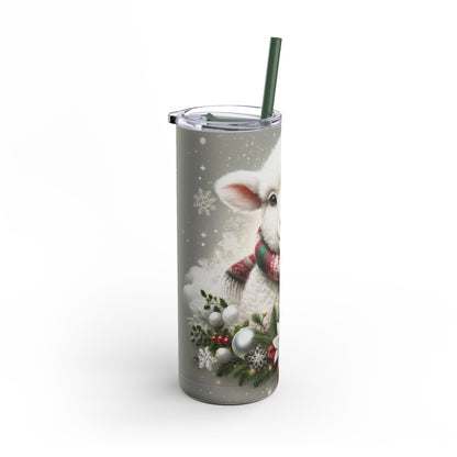 Cozy Winter Lamb Tumbler  Festive 20oz Magic