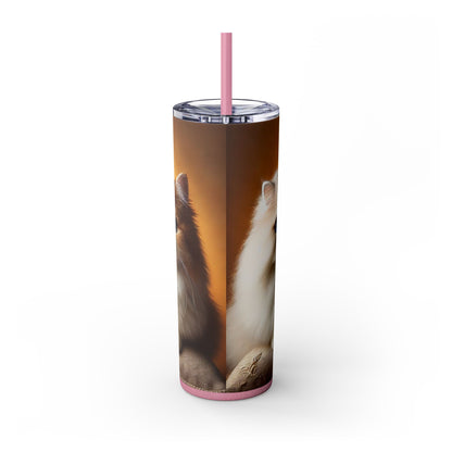 Skinny Tumbler with Straw, 20oz