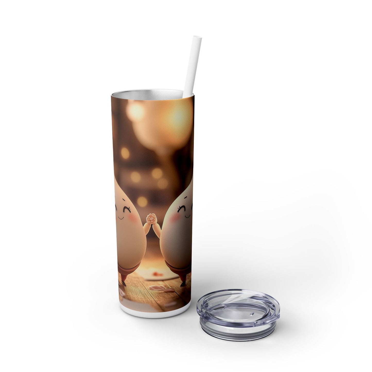 Skinny Tumbler with Straw, 20oz