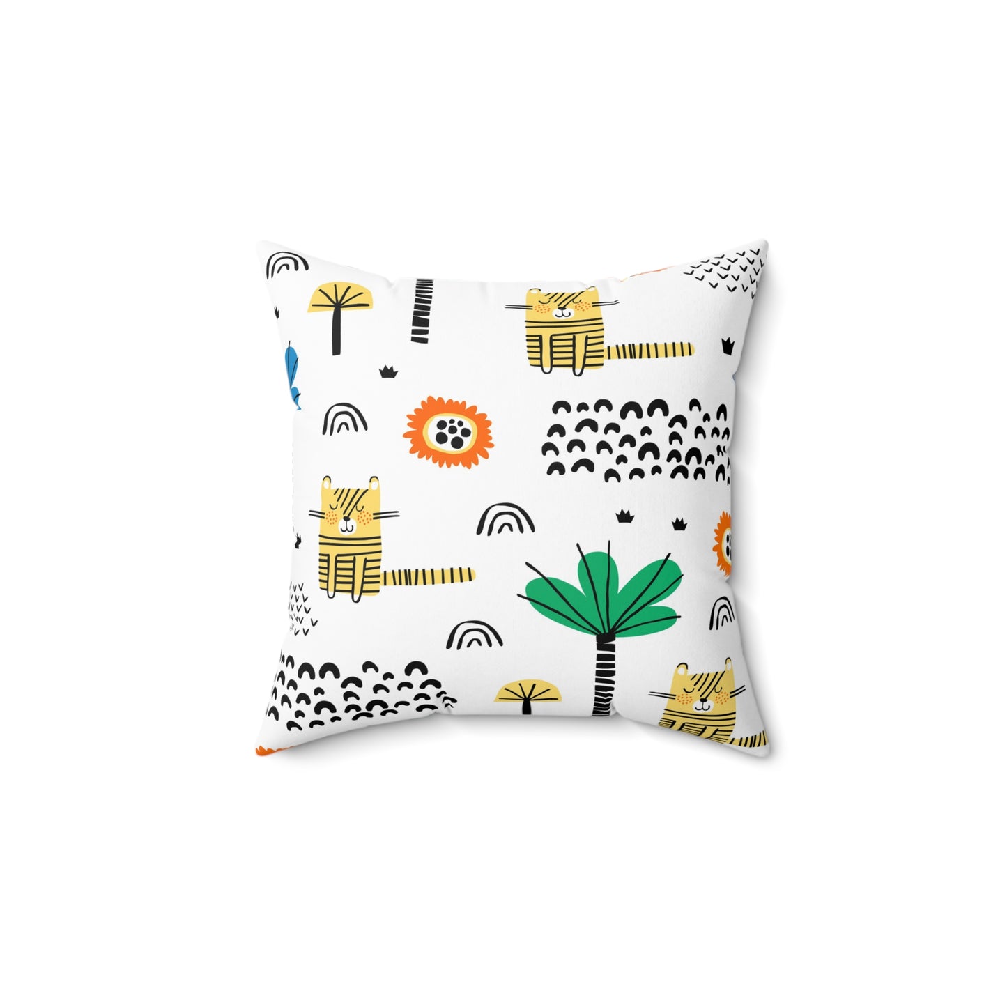 Jungle Fun Pillow - Playful Animal Kids Decor