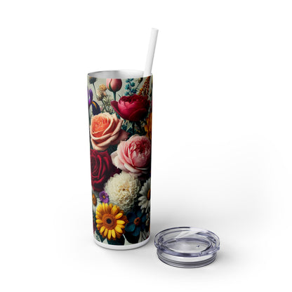 Skinny Tumbler with Straw, 20oz