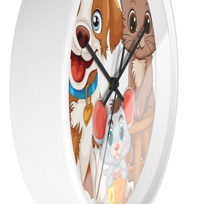 Best Friends Animal Wall Clock - Time for Furry Fun