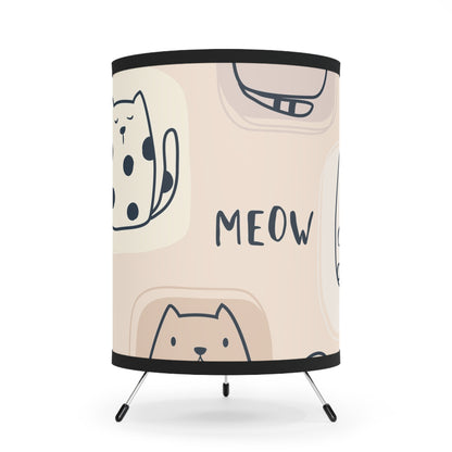 Purrfectly Cozy - Minimalist Cat Lampshade