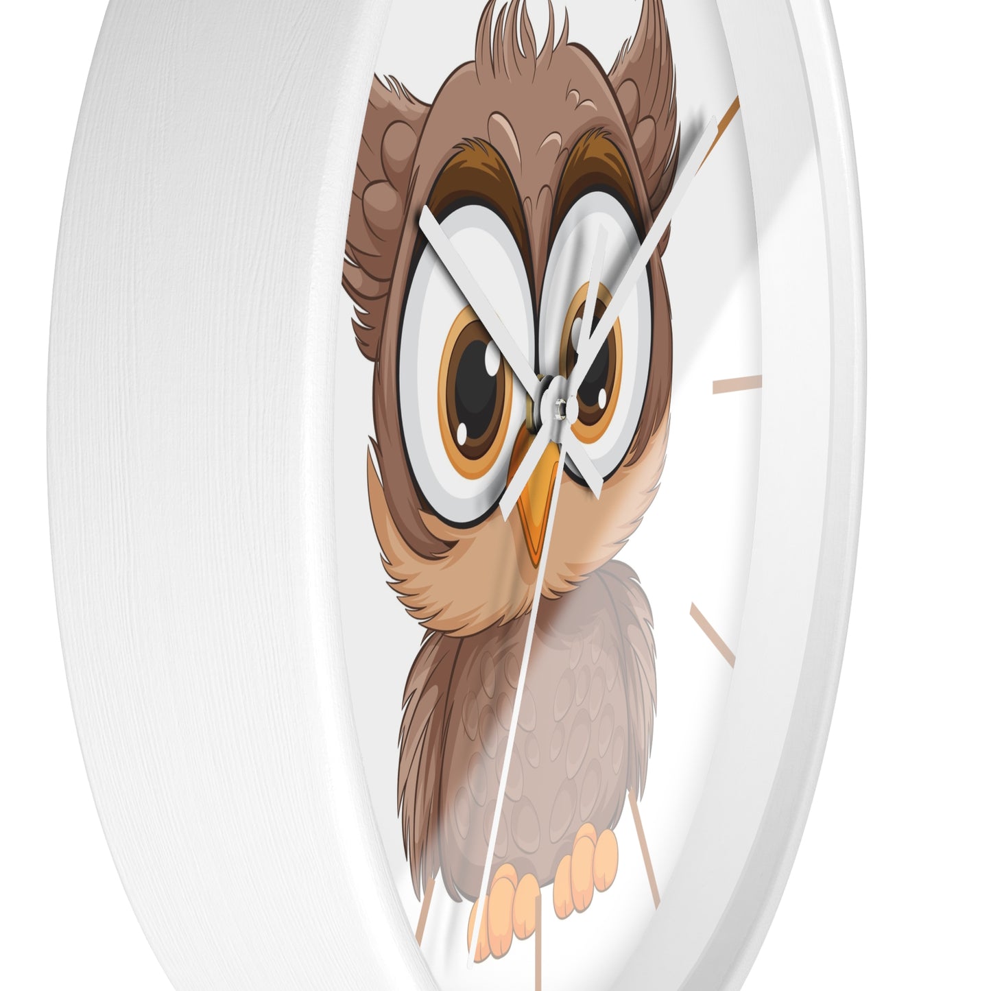 Wise Owl Wall Clock - Time for Thoughtful Charm