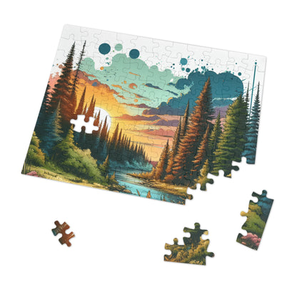 Jigsaw Puzzle with Tin