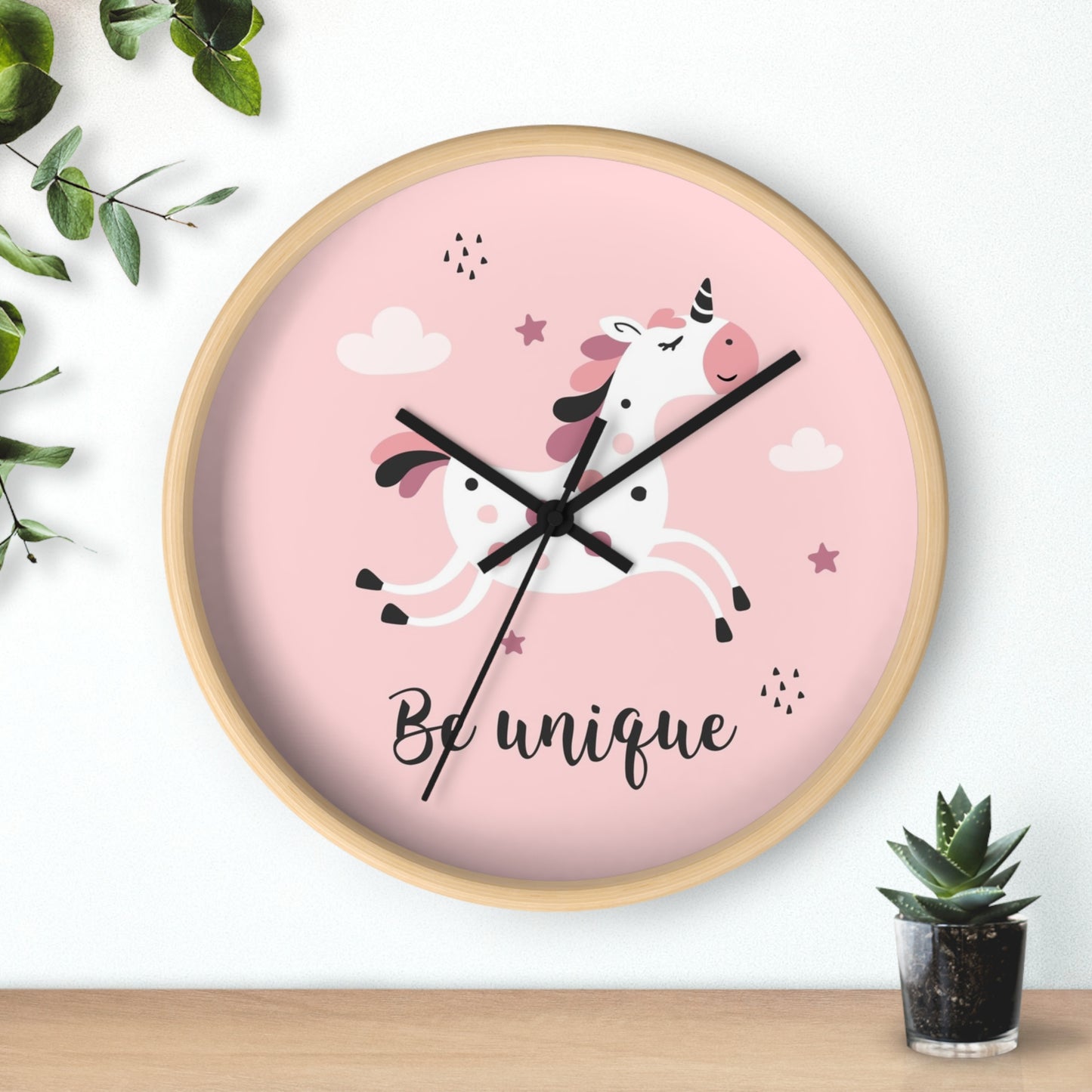 Be Unique Unicorn Wall Clock - Magical Timekeeper for Dreamers