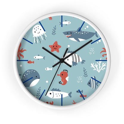 Underwater Friends Wall Clock - Dive into Fun Timekeeping