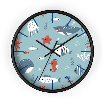 Underwater Friends Wall Clock - Dive into Fun Timekeeping