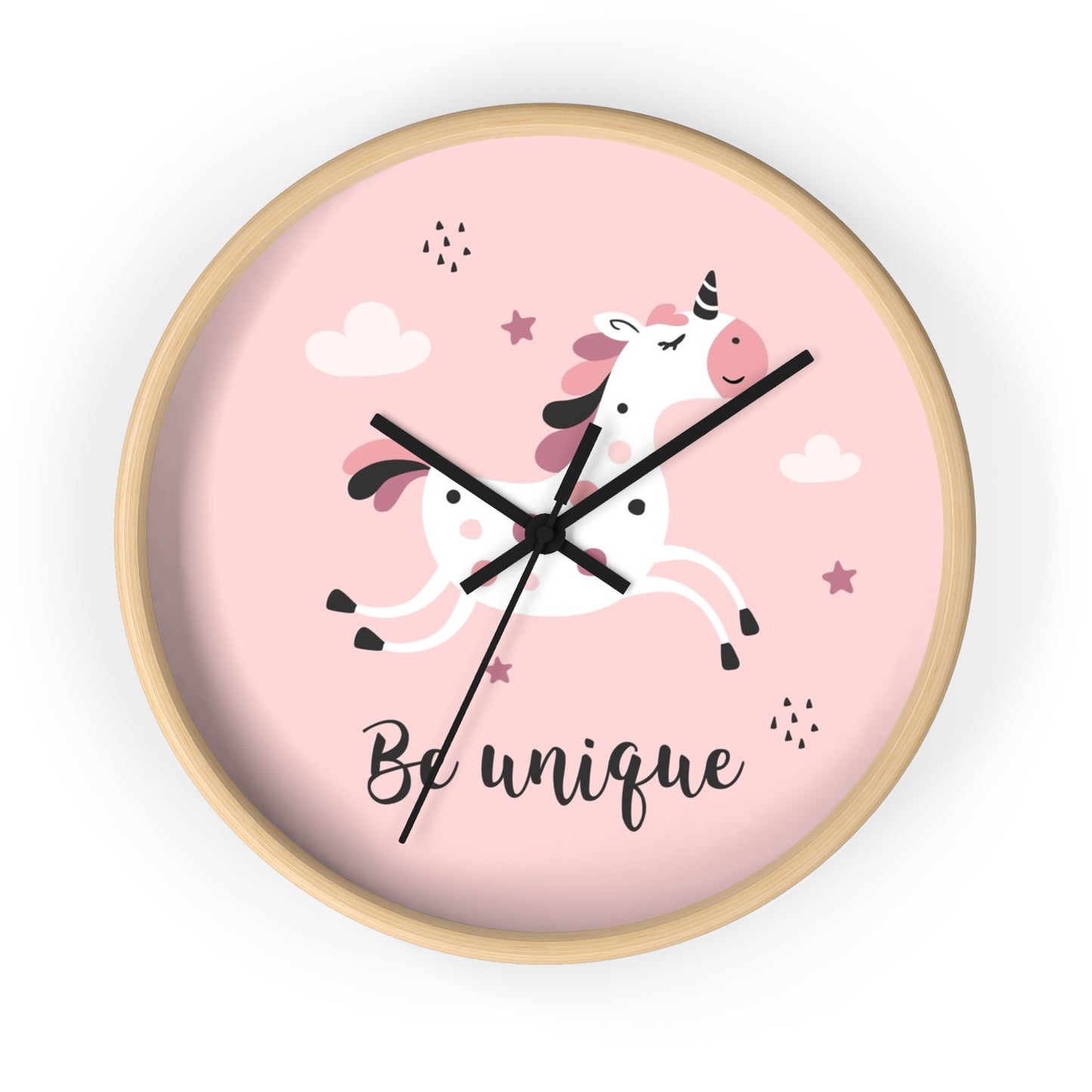 Be Unique Unicorn Wall Clock - Magical Timekeeper for Dreamers