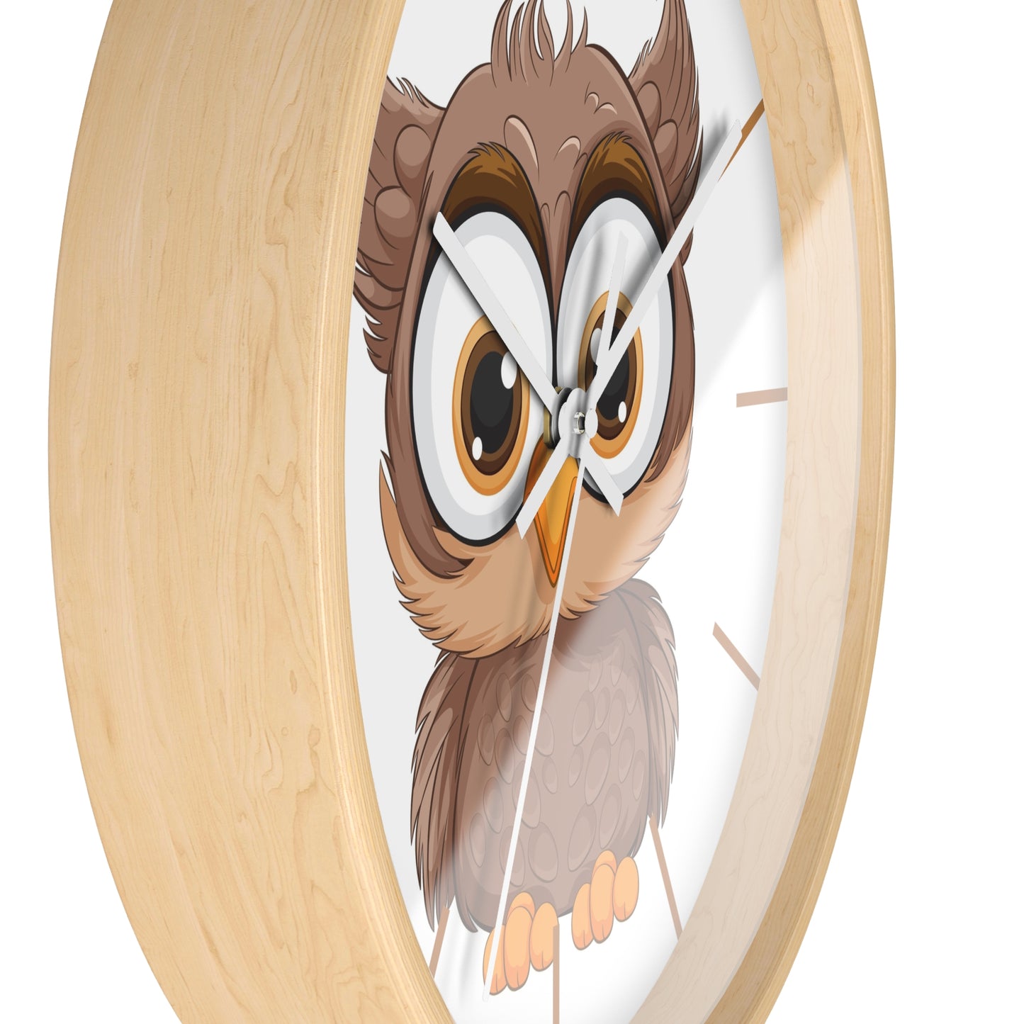 Wise Owl Wall Clock - Time for Thoughtful Charm