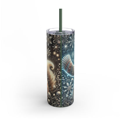 Cozy Winter Puppy Tumbler 20oz – Warmth in Every Sip