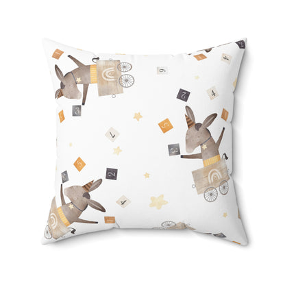 Dancing Reindeer Pillow - Festive Winter Decor