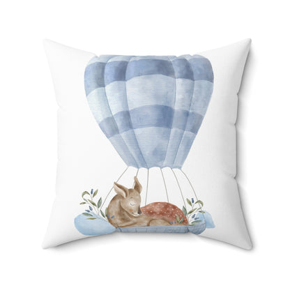 Dreamy Bear Balloon Pillow - Whimsical Nursery Decor