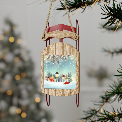 Winter Sled Ornaments