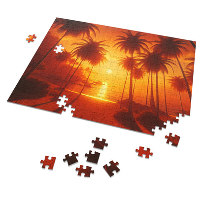 Jigsaw Puzzle with Tin