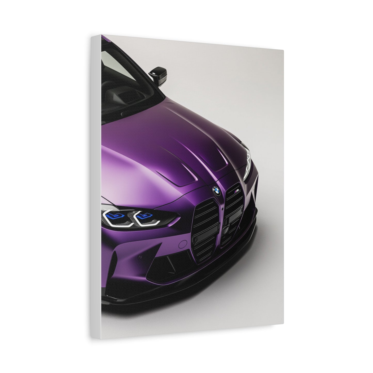 Royal Drive - Purple Sports Car Canvas Art