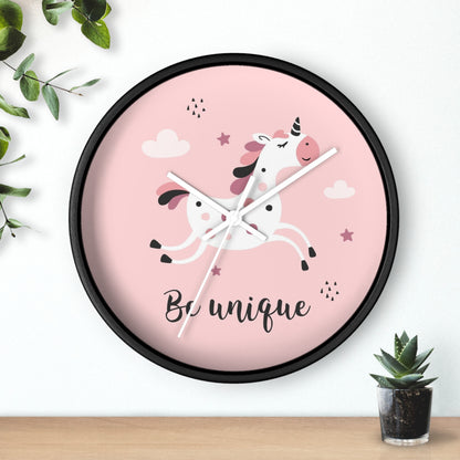 Be Unique Unicorn Wall Clock - Magical Timekeeper for Dreamers