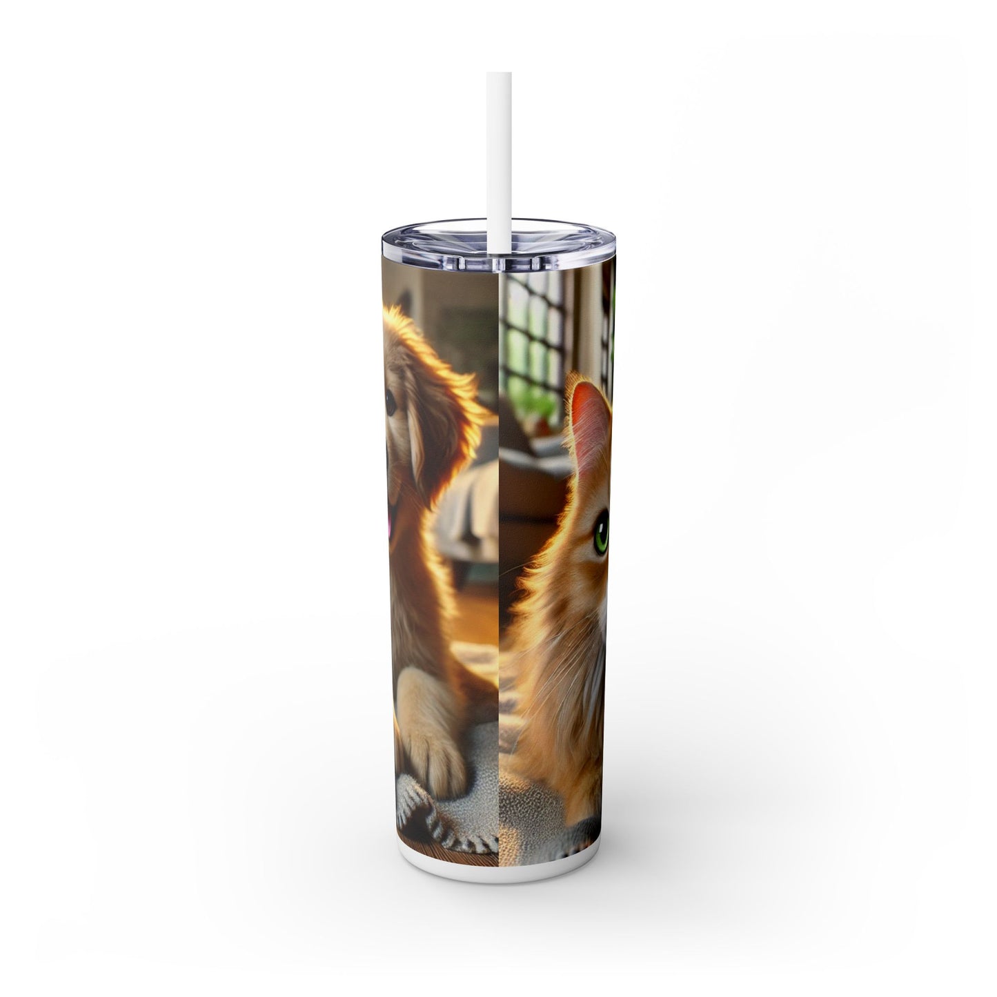 Skinny Tumbler with Straw, 20oz