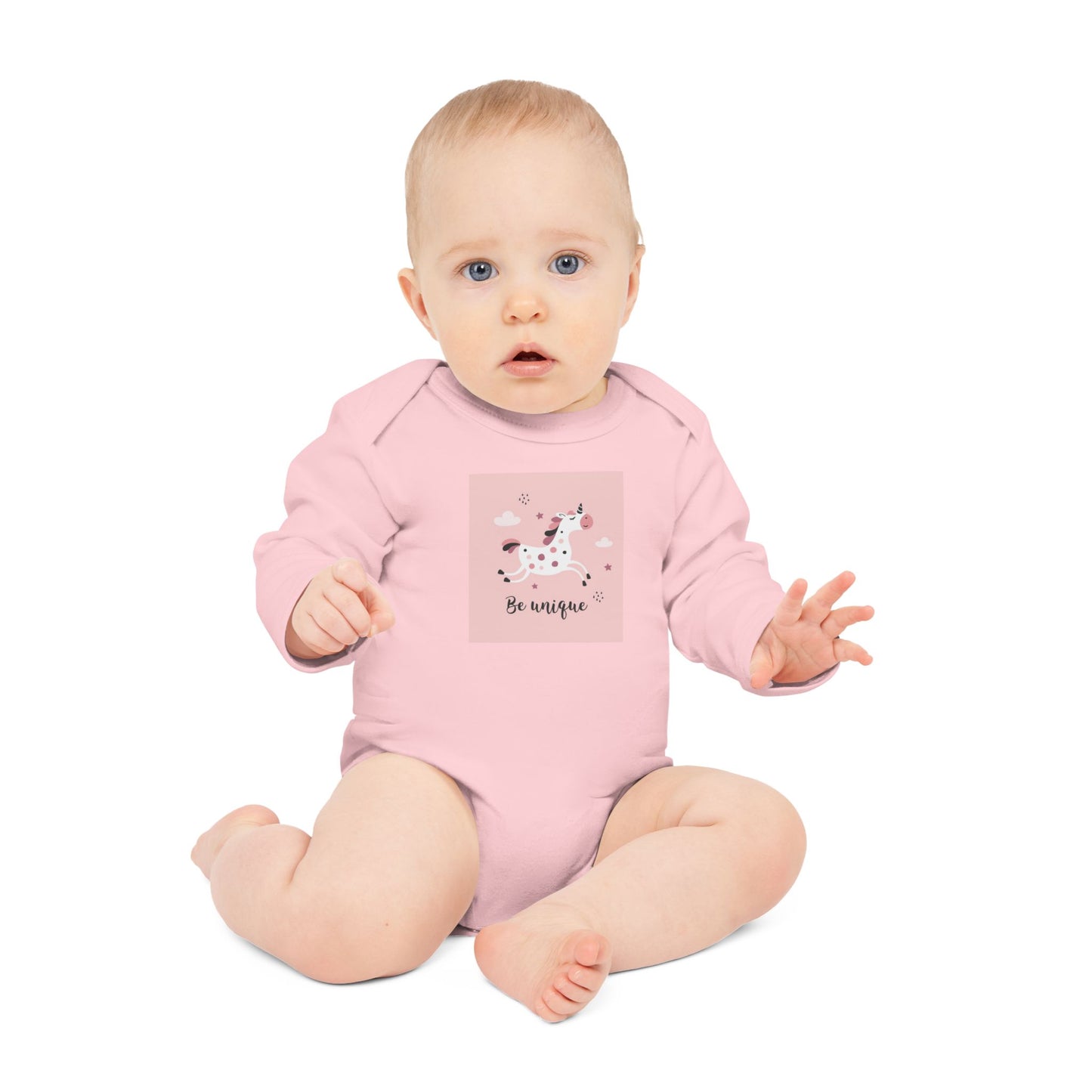 Be Unique” Organic Baby Bodysuit