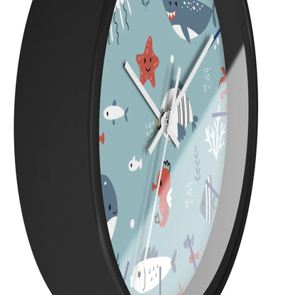 Underwater Friends Wall Clock - Dive into Fun Timekeeping