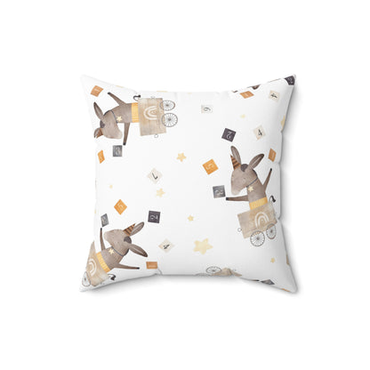 Dancing Reindeer Pillow - Festive Winter Decor