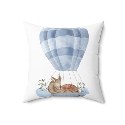 Dreamy Bear Balloon Pillow - Whimsical Nursery Decor