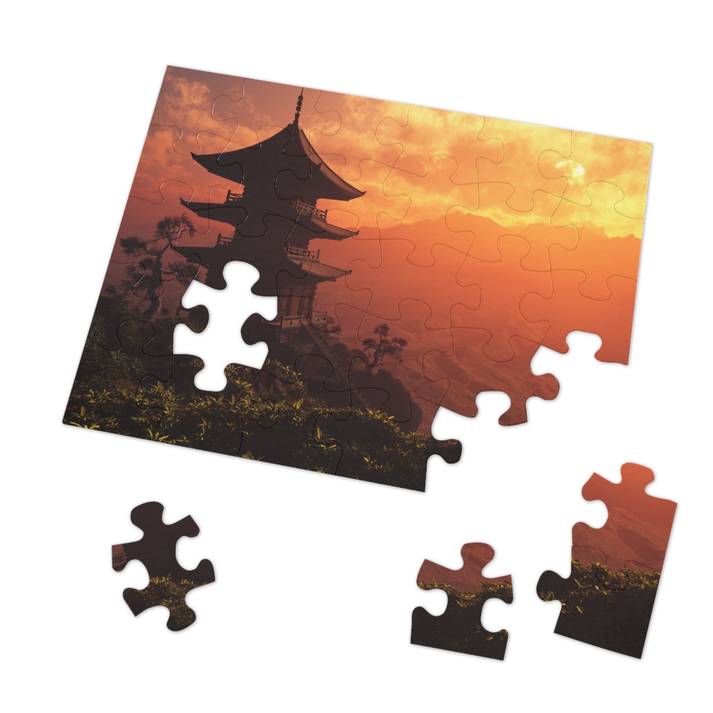 Jigsaw Puzzle with Tin