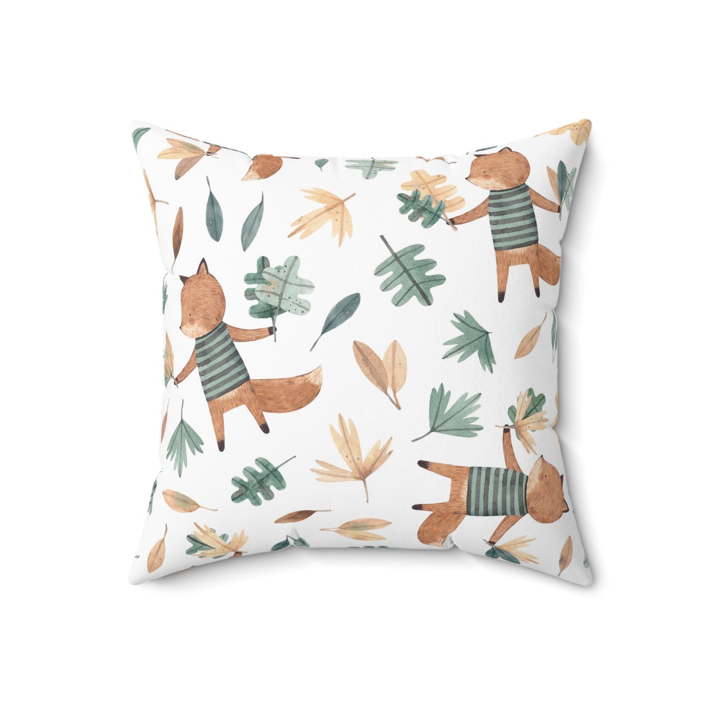 The Double-Sided Forest Tale Spun Polyester Square Pillow