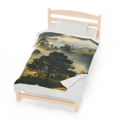 Enchanted Forest Blanket - Nature's Serenity Wrapped in Comfort