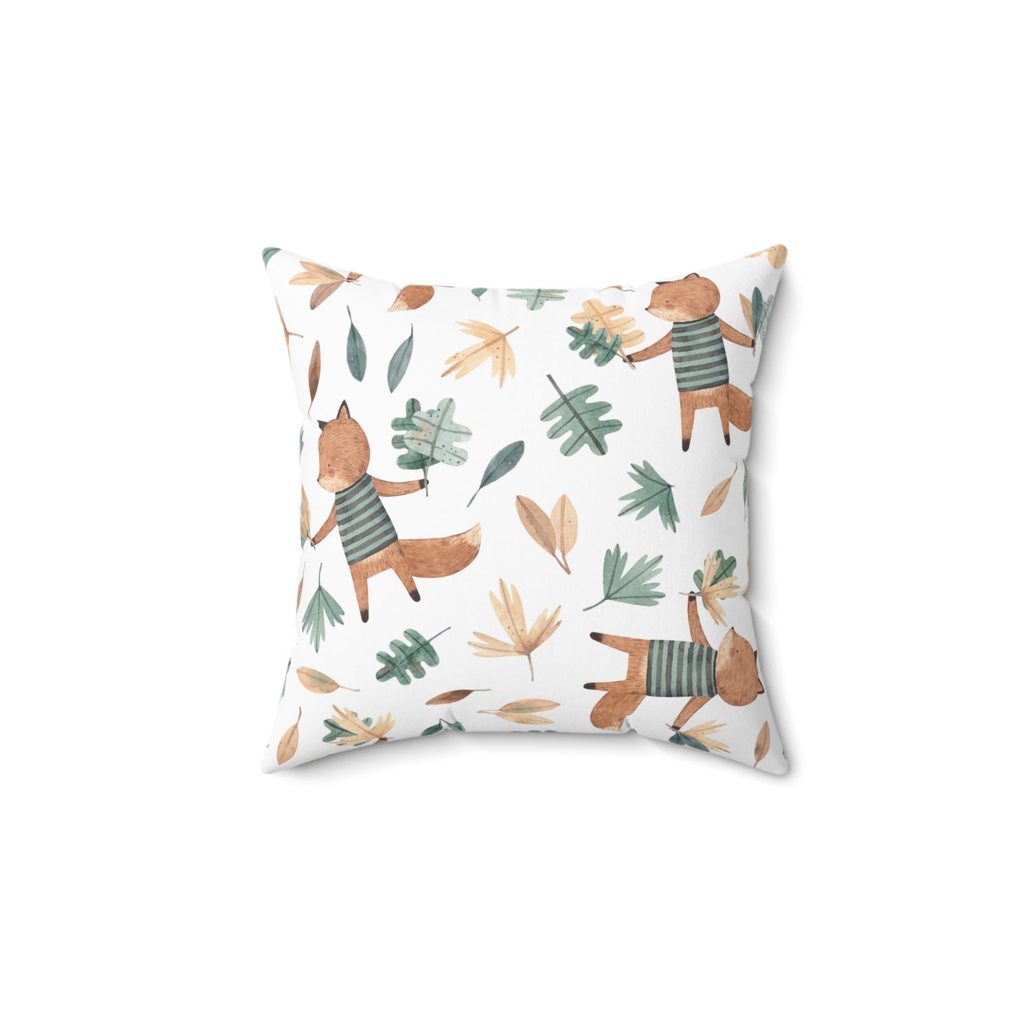 The Double-Sided Forest Tale Spun Polyester Square Pillow