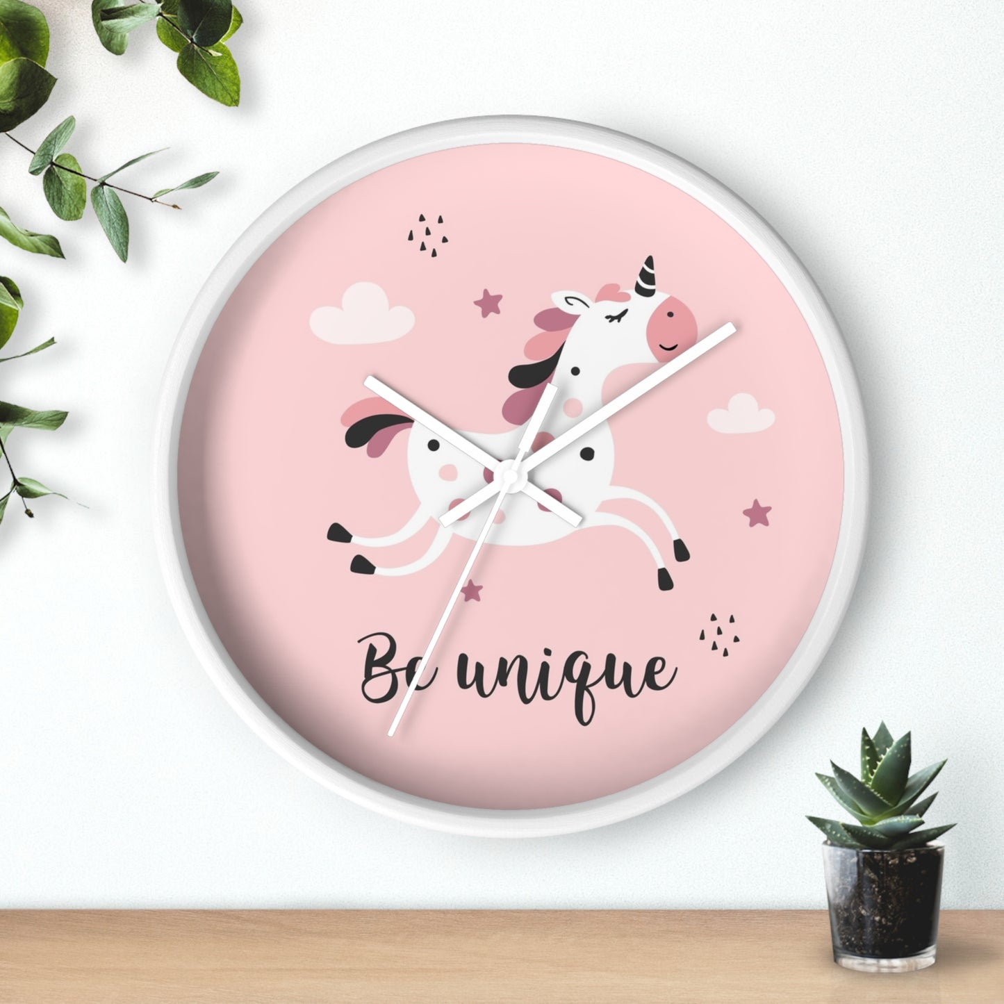 Be Unique Unicorn Wall Clock - Magical Timekeeper for Dreamers