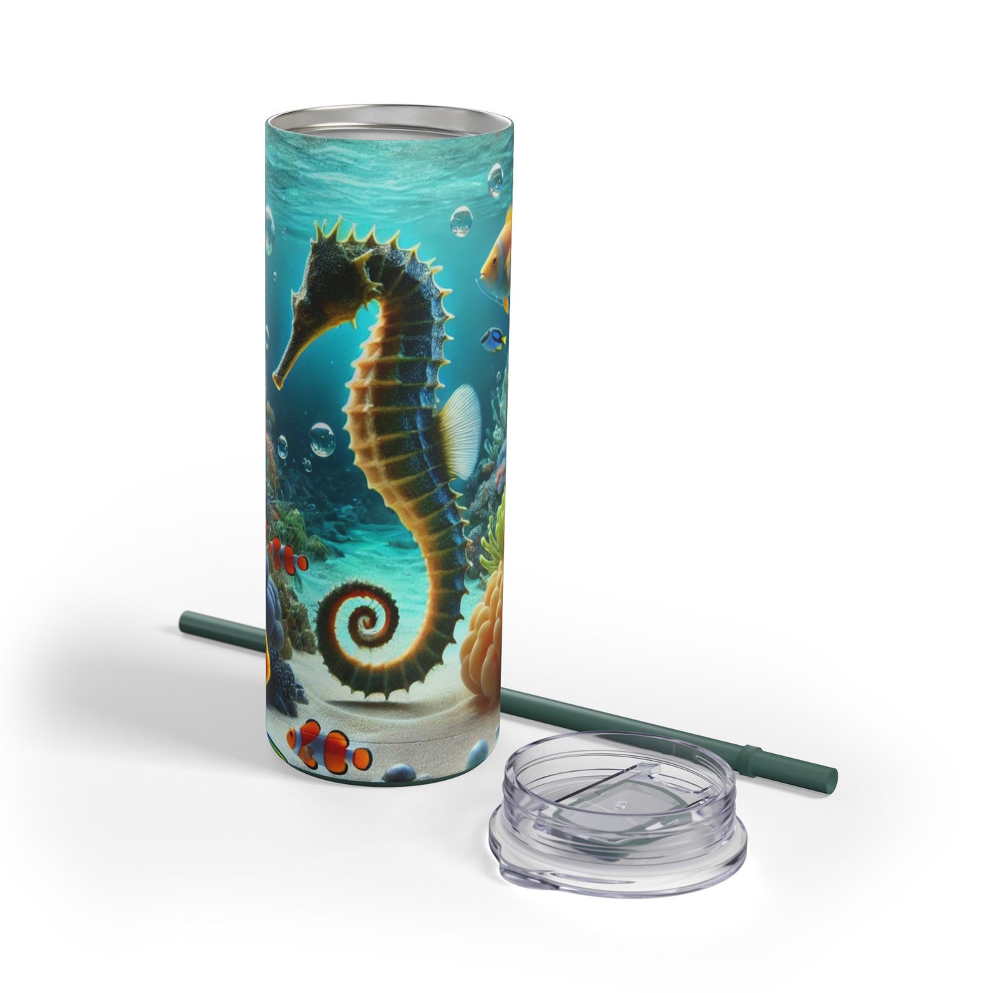 Ocean Grace Tumbler - 20oz Seahorse Serenity