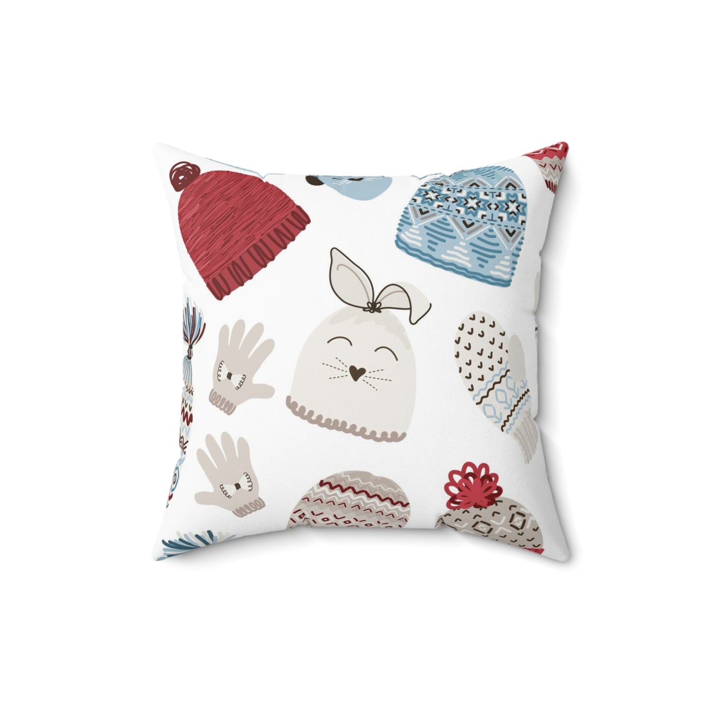 Winter Tale Decorative Spun Polyester Square Pillow