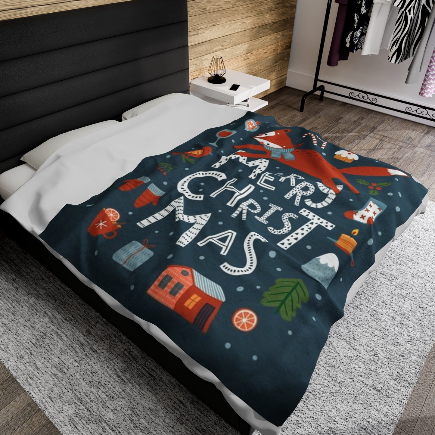 CHRISTMAS Velveteen Plush Blanket