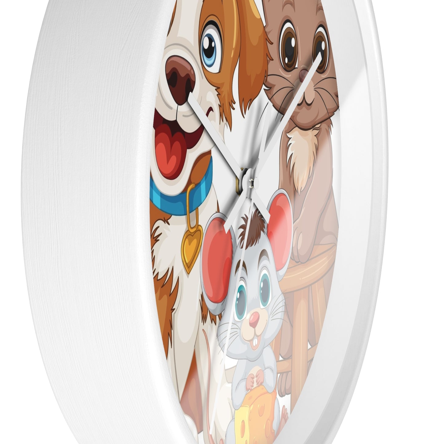 Best Friends Animal Wall Clock - Time for Furry Fun