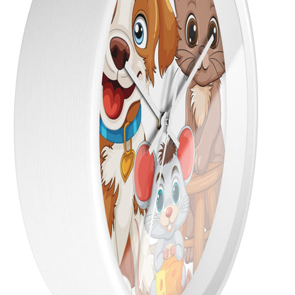 Best Friends Animal Wall Clock - Time for Furry Fun