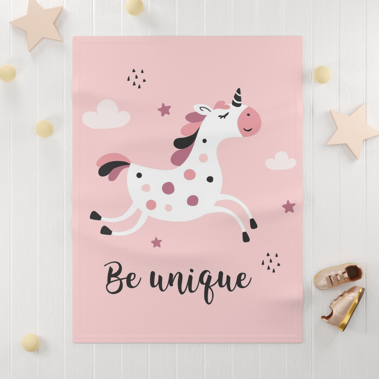 Be Unique Unicorn Blanket Magical Dreams Await