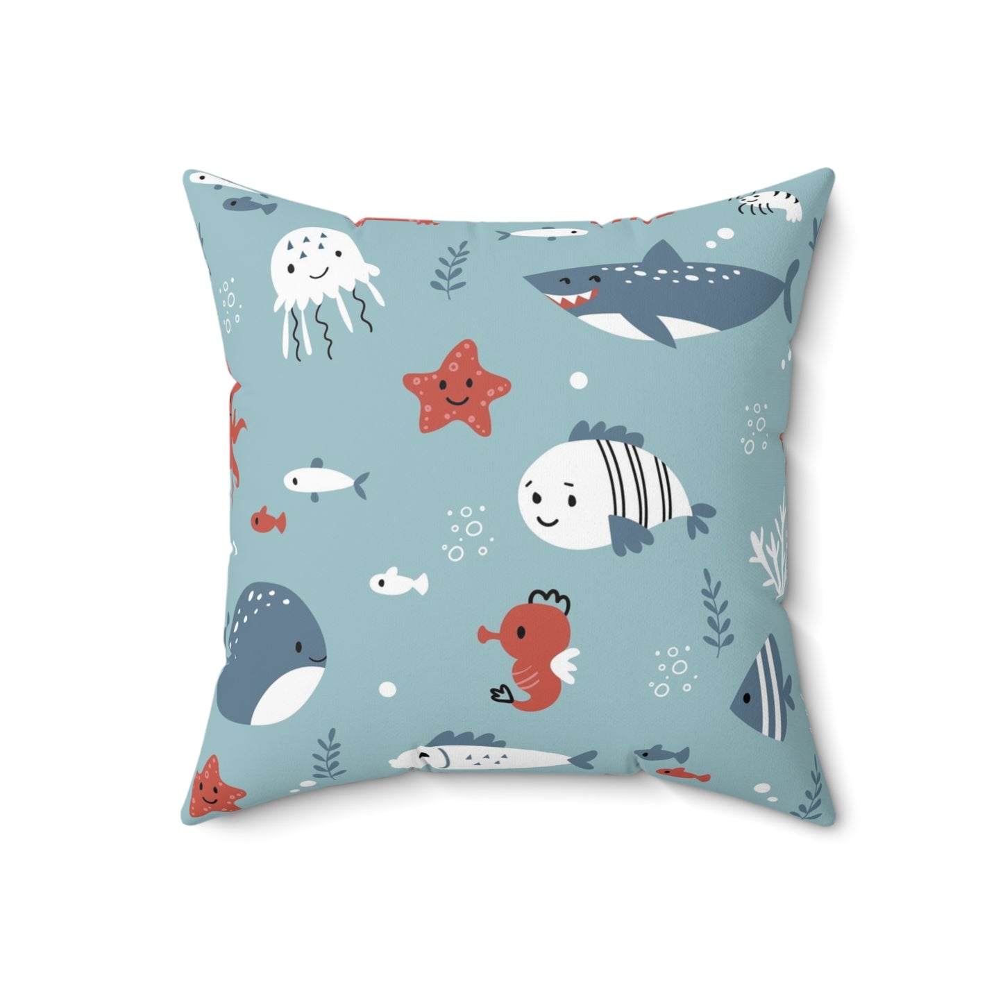 Hello Ocean Pillow - Adorable Underwater Decor