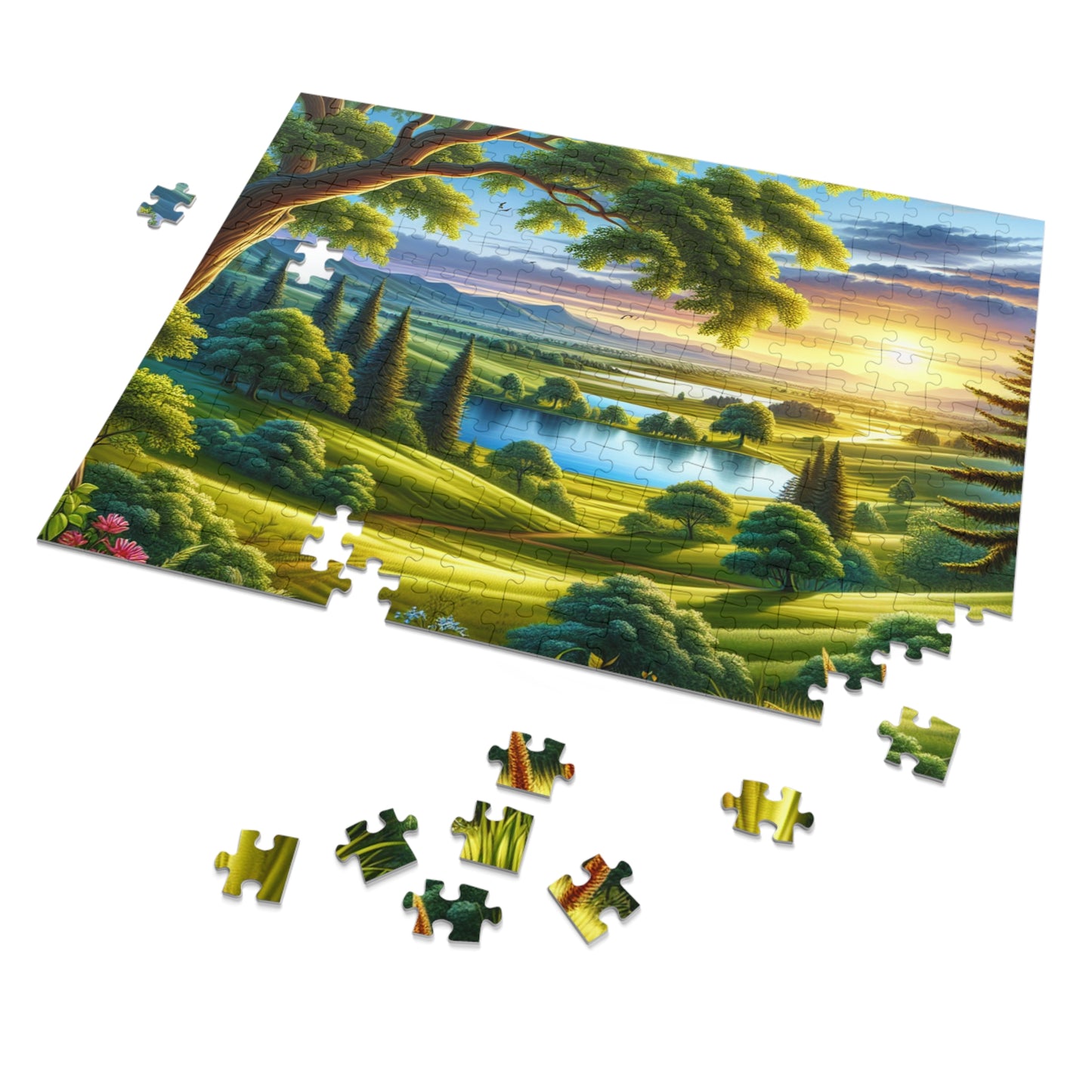 Jigsaw Puzzle with Tin