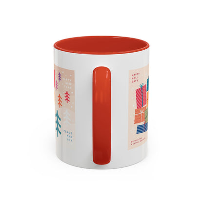 Christmas Accent Mug (11, 15oz)