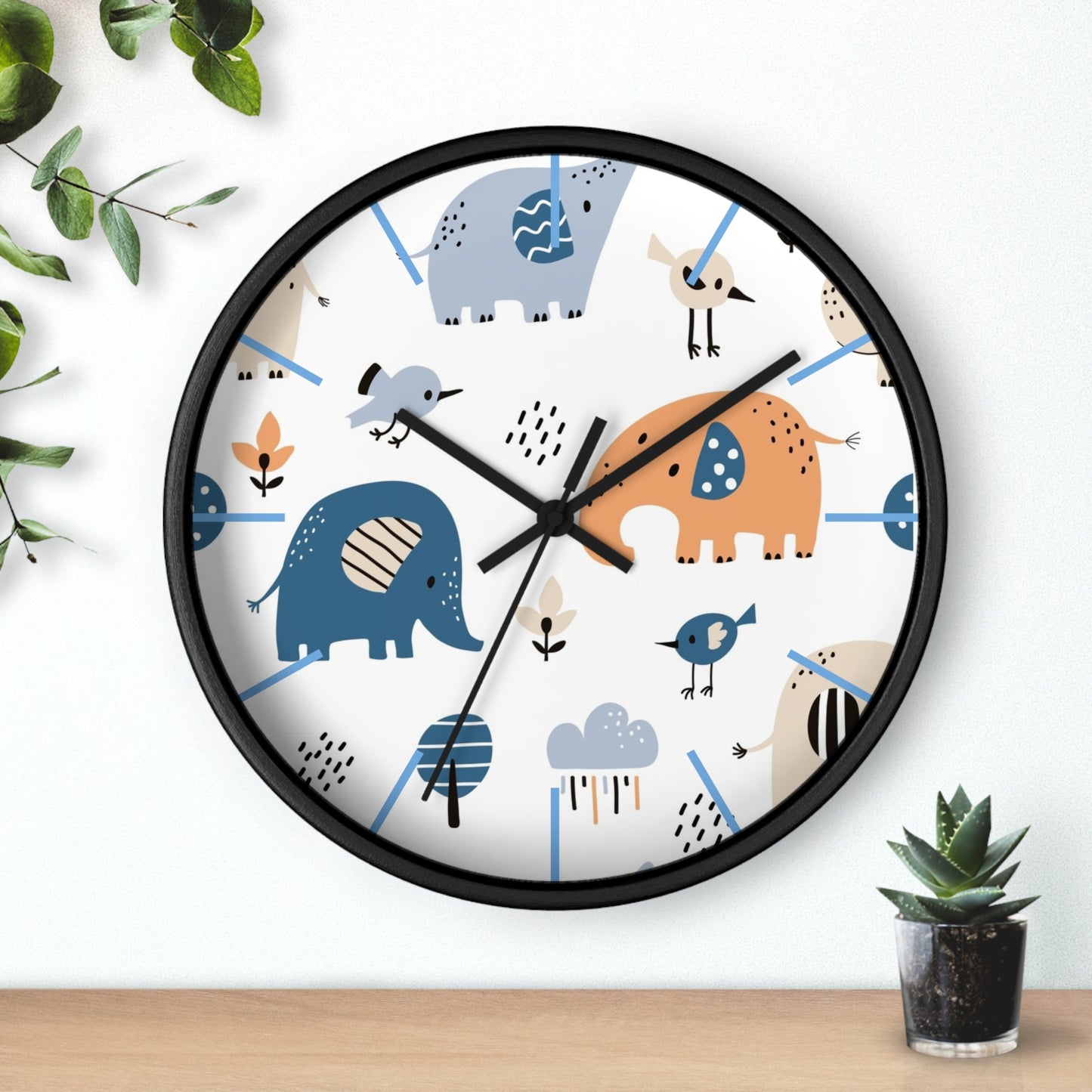 Jungle Parade Wall Clock - Wild and Wonderful Time