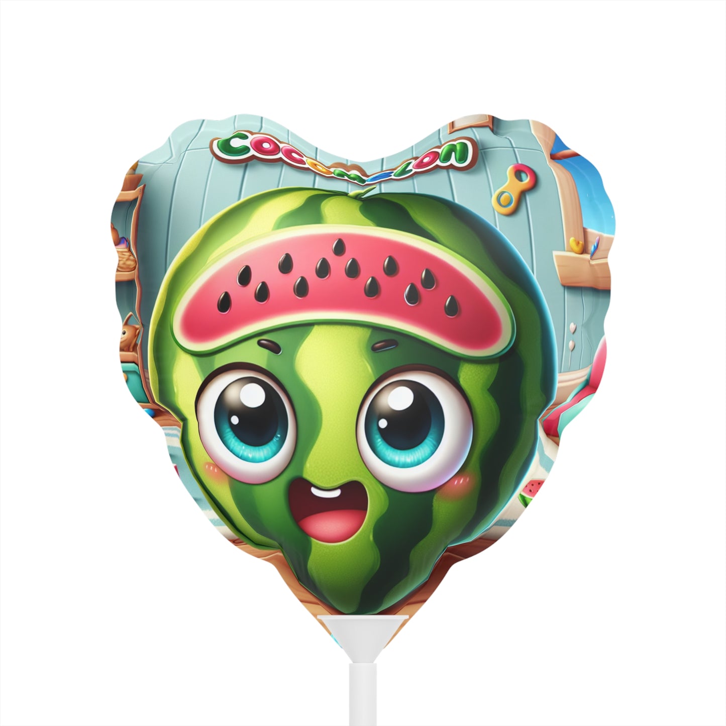 Smiling Watermelon Balloon – Sweet Party Fun