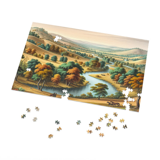 Jigsaw Puzzle with Tin