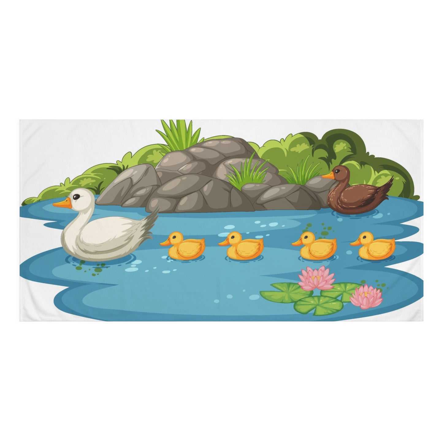 Duck Pond Family Towel