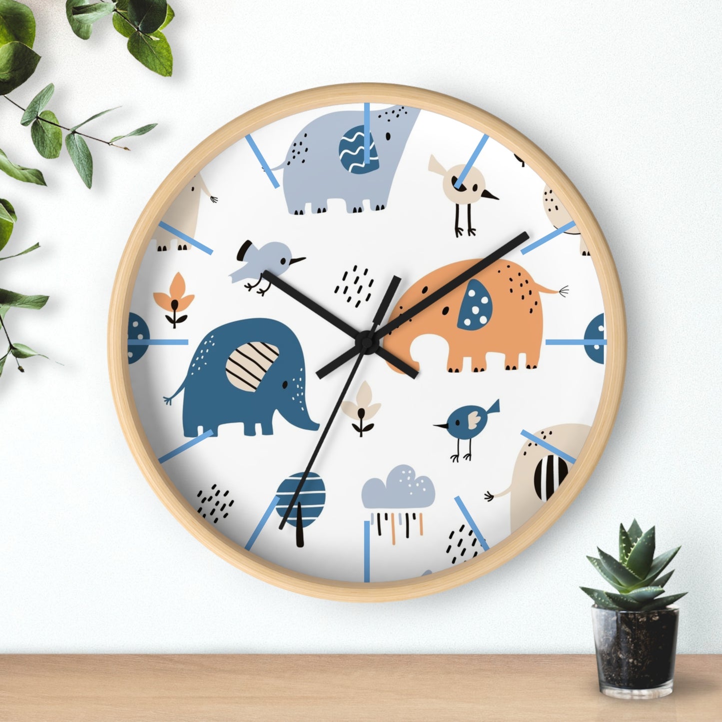 Jungle Parade Wall Clock - Wild and Wonderful Time