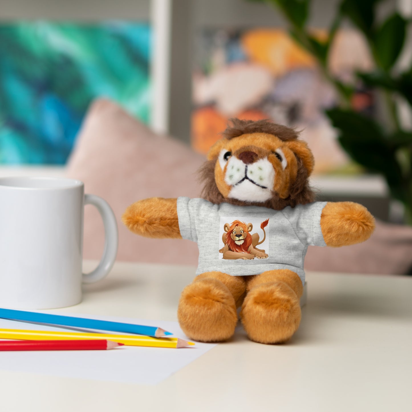 Friendly Lion Plush – Roaring with Love